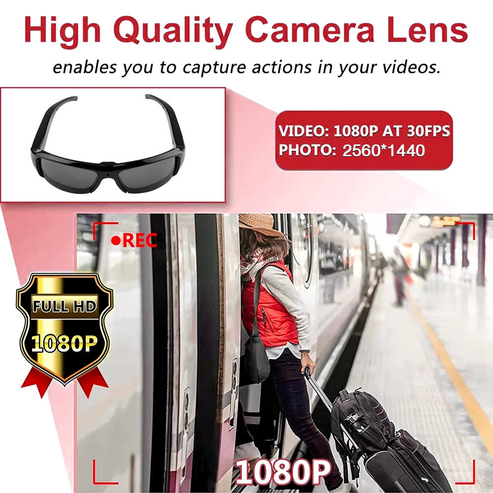 1080P HD Mini Camera Glasses