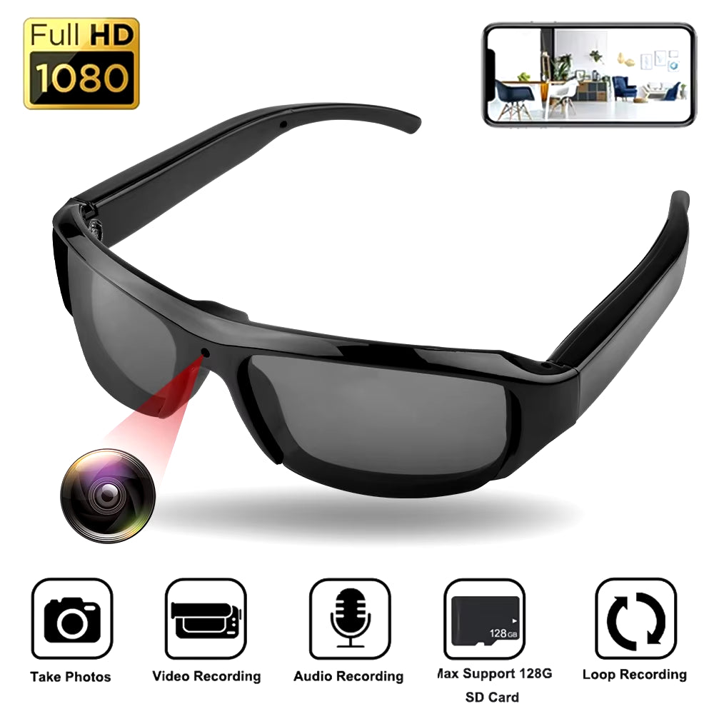1080P HD Mini Camera Glasses