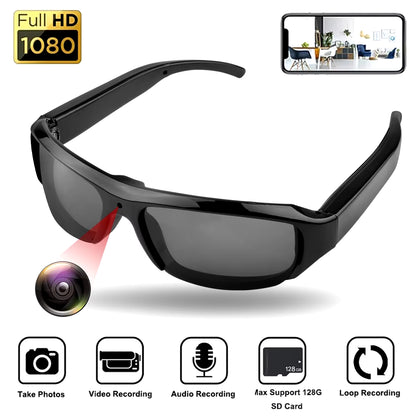 1080P HD Mini Camera Glasses